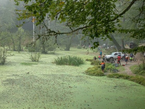 دوچرخه سواری در حاشیه مرداب ”دیوک” مازندران