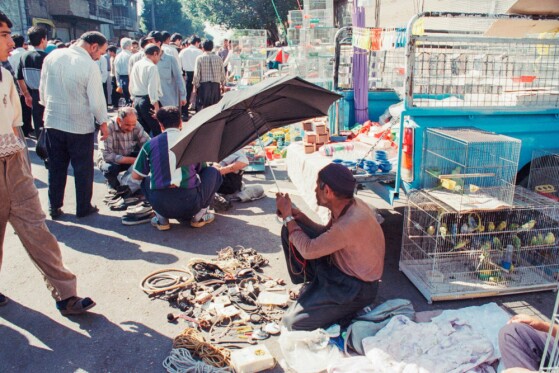 بازار پرنده فروشان مولوی تهران در دهه هفتاد