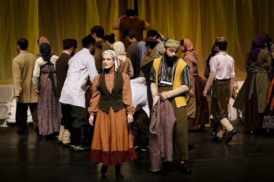 نمایش دایره گچی قفقازی