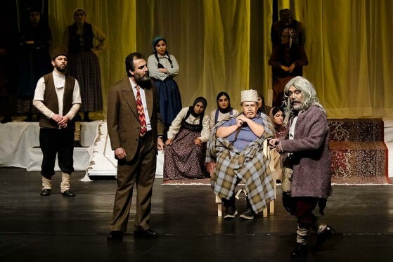 نمایش دایره گچی قفقازی