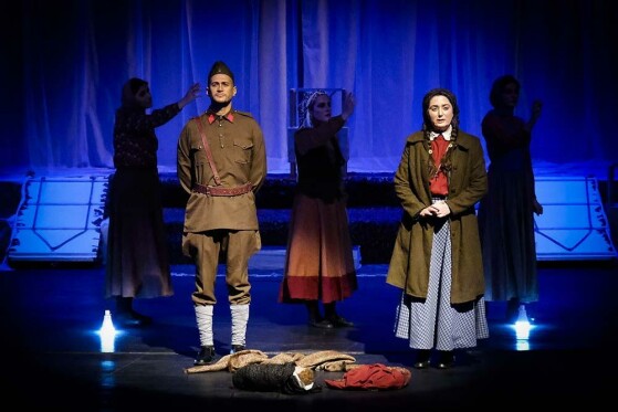 نمایش دایره گچی قفقازی