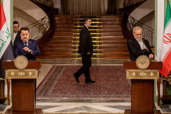استقبال رسمی از نخست وزیر عراق