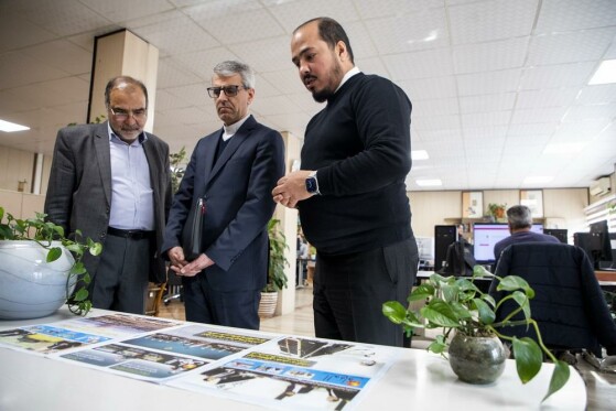 بازدید سخنگوی وزارت خارجه از روزنامه ایران