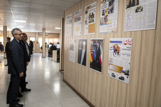 بازدید سخنگوی وزارت خارجه از روزنامه ایران