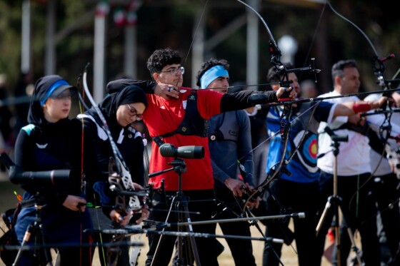 فینال مسابقات تیراندازی با کمان