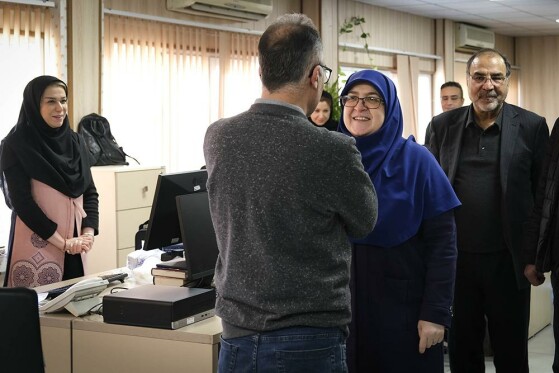 بازدید سخنگوی دولت از روزنامه ایران