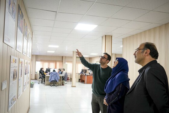 بازدید سخنگوی دولت از روزنامه ایران