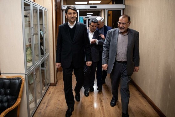 ستار هاشمی وزیر ارتباطات و فناوری اطلاعات میهمان تحریریه ایران