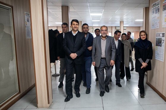 ستار هاشمی وزیر ارتباطات و فناوری اطلاعات میهمان تحریریه ایران