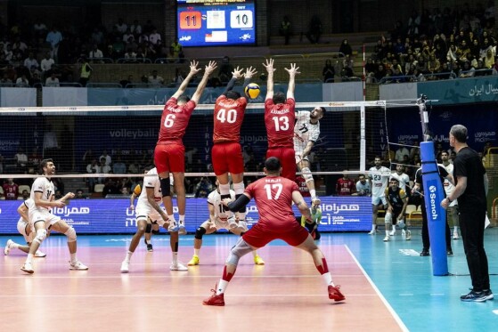 فینال لیگ برتر والیبال - فولاد سیرجان و شهداب یزد