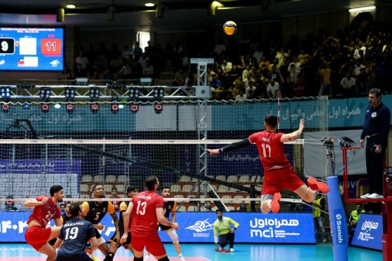 فینال لیگ برتر والیبال - فولاد سیرجان و شهداب یزد