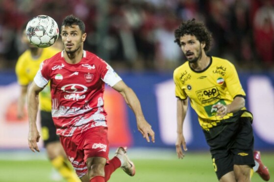 دیدار تیم های فوتبال پرسپولیس و سپاهان