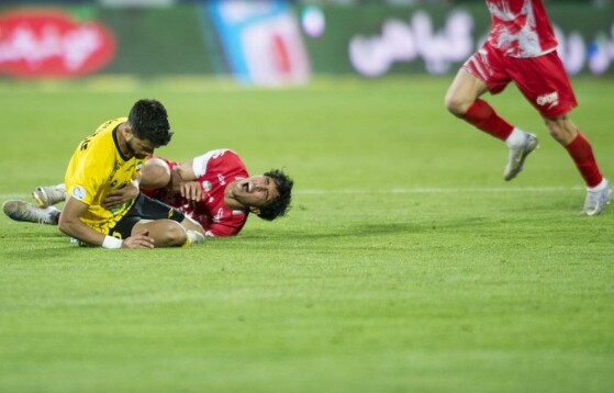 دیدار تیم های فوتبال پرسپولیس و سپاهان