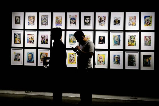 نمایشگاه نقاشی‌رضا بابک با عنوان «با بابک»