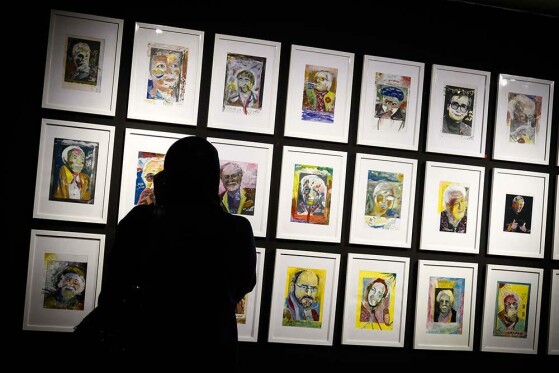 نمایشگاه نقاشی‌رضا بابک با عنوان «با بابک»