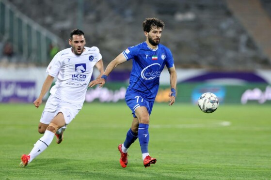 دیدار تیم های فوتبال استقلال و پیکان در جام حذفی