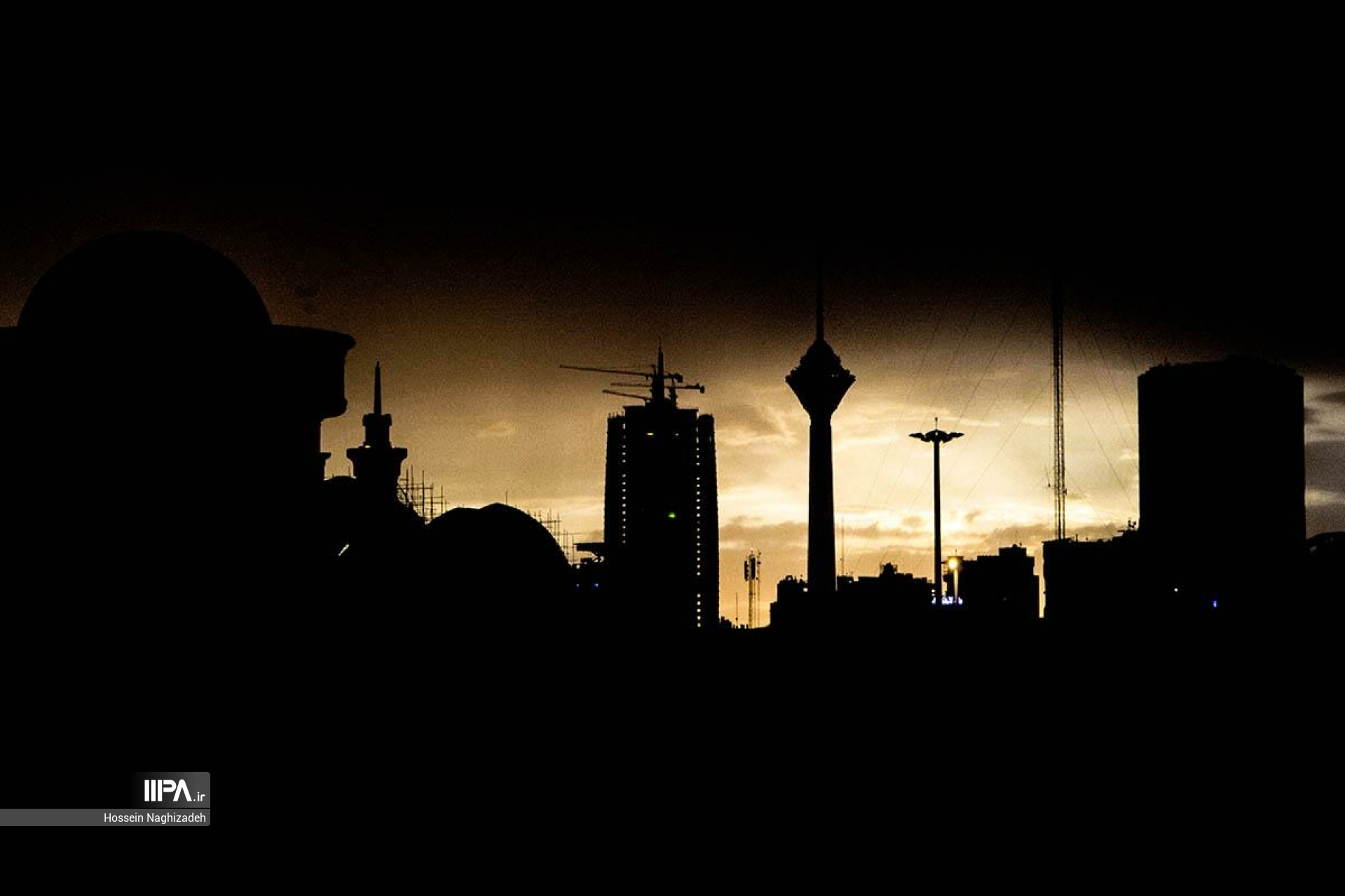 طوفان تندری در تهران