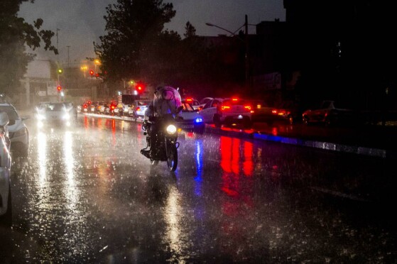 طوفان تندری در تهران