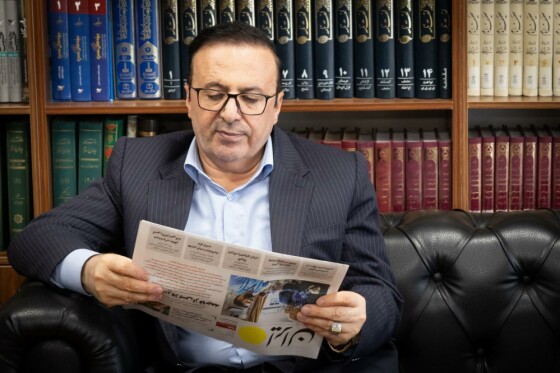 بازدید استاندار قزوین از موسسه فرهنگی مطبوعاتی ایران