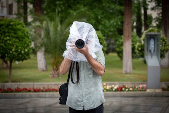 اعضای هیأت دولت در جمع خبرنگاران