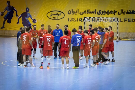 تمرین تیم ملی هندبال