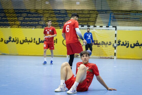 تمرین تیم ملی هندبال