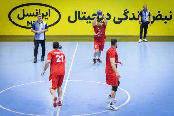 تمرین تیم ملی هندبال