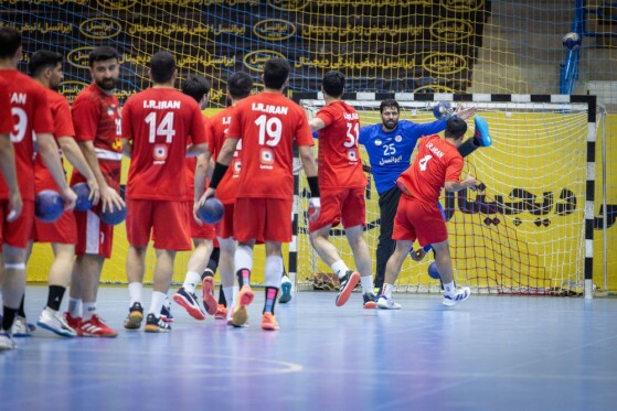 تمرین تیم ملی هندبال