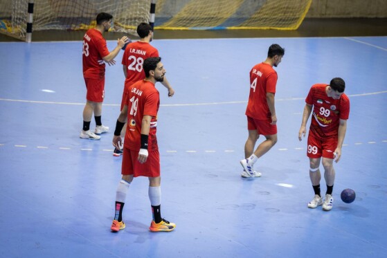 تمرین تیم ملی هندبال