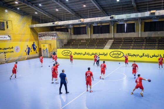 تمرین تیم ملی هندبال