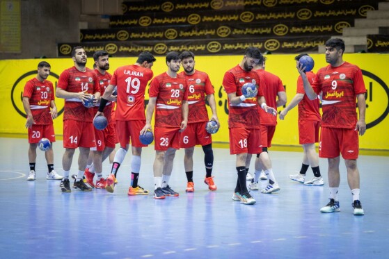 تمرین تیم ملی هندبال