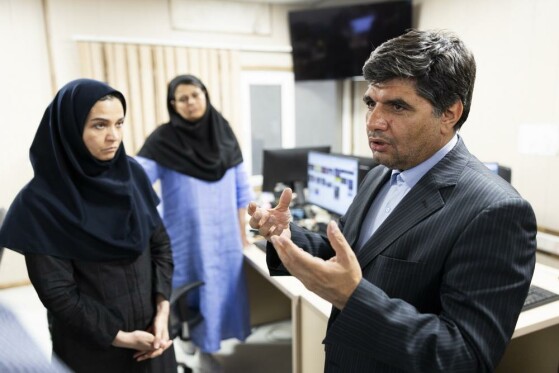 بازدید فرماندر امشهد از روزنامه ایران