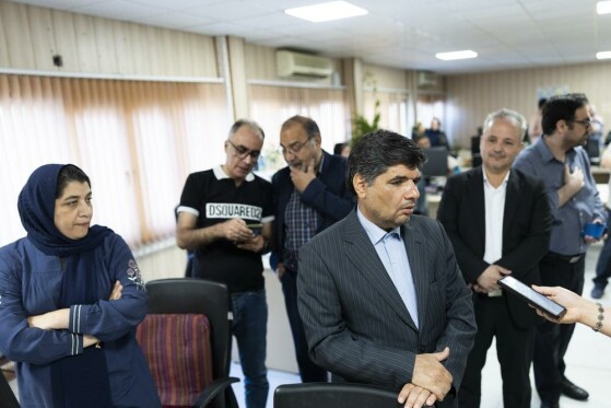 بازدید فرماندر امشهد از روزنامه ایران