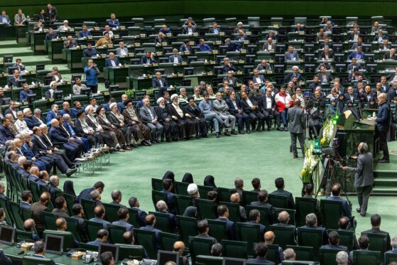 مراسم بزرگداشت شهدای خدمت در صحن مجلس شورای اسلامی