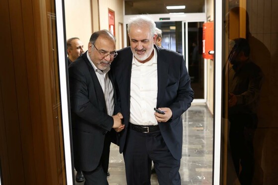 بازدید عباس علی آبادی وزیر نیرو از روزنامه ایران