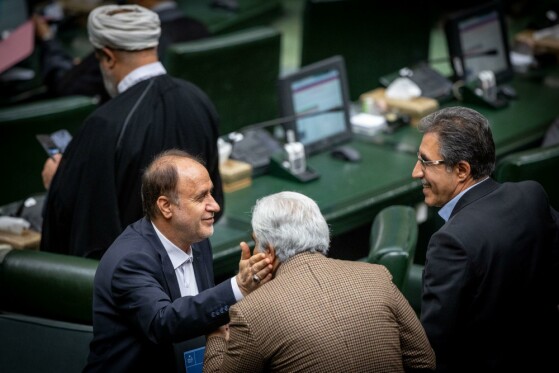 مراسم بزرگداشت شهدای خدمت در صحن مجلس شورای اسلامی