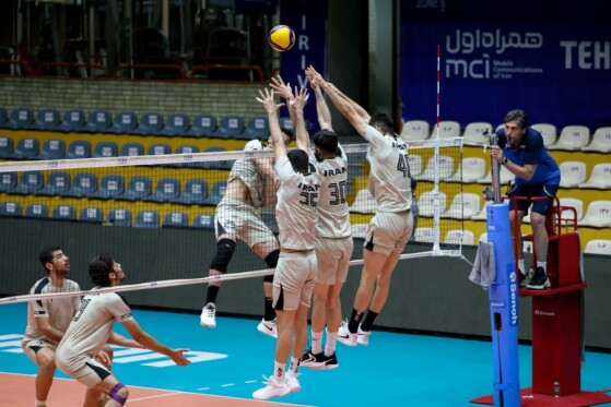 تمرین تیم ملی والیبال