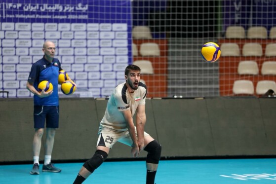 تمرین تیم ملی والیبال