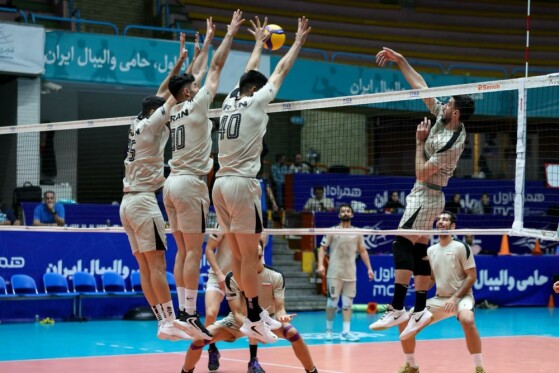 تمرین تیم ملی والیبال