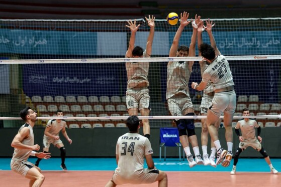 تمرین تیم ملی والیبال