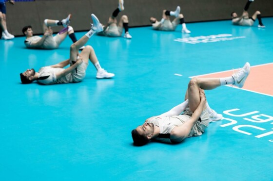 تمرین تیم ملی والیبال