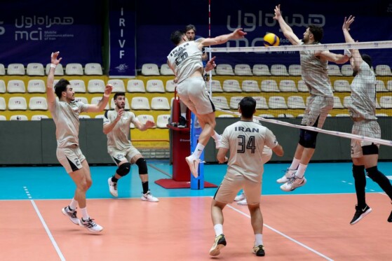 تمرین تیم ملی والیبال