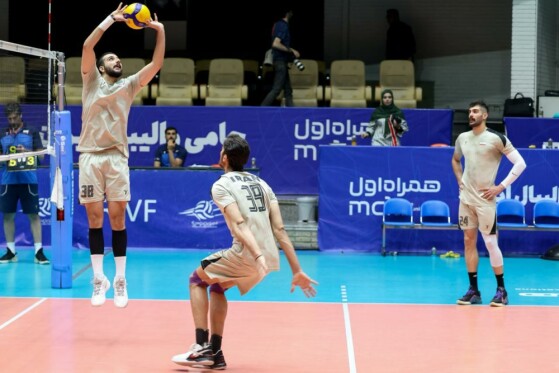 تمرین تیم ملی والیبال