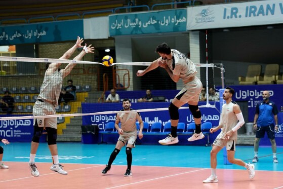 تمرین تیم ملی والیبال