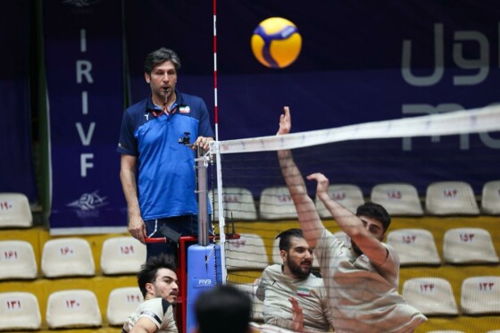 تمرین تیم ملی والیبال