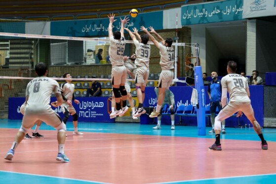 تمرین تیم ملی والیبال