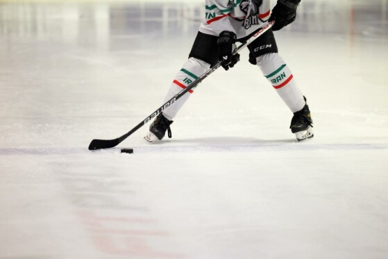 تمرین تیم ملی هاکی روی یخ جوانان بانوان