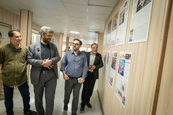 بازدید مسئولان رسانه ای نهاد ریاست جمهوری از روزنامه ایران