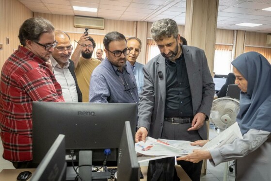 بازدید مسئولان رسانه ای نهاد ریاست جمهوری از روزنامه ایران