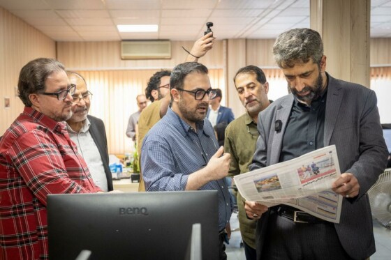 بازدید مسئولان رسانه ای نهاد ریاست جمهوری از روزنامه ایران